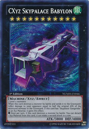 CXyz Skypalace Babylon - NUMH-EN046 - Secret Rare 1st