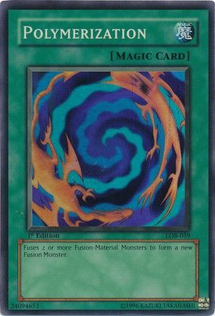 Polymerization - LOB-059 - Super Rare - Legend of Blue