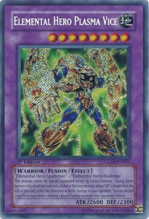 Elemental Hero Plasma Vice - GLAS-EN037 - Secret Rare