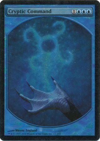 Cryptic Command - Textless Foil - Magic: The Gathering
